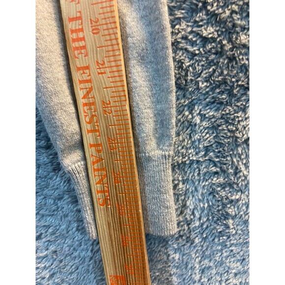 Mercantile Quarter Zip Mock Neck Sweater Mens LT Gray Classic Career - Picture 7 of 7